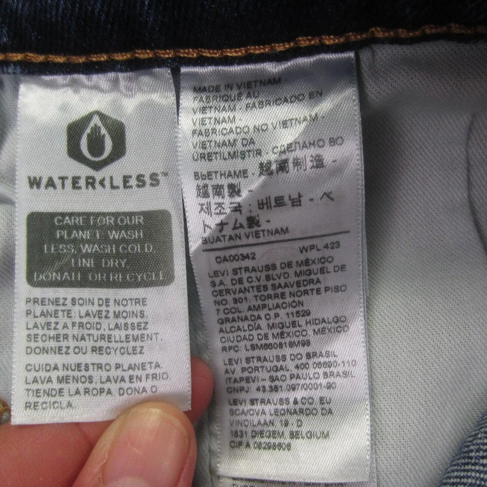 Levis 505 Mens Jeans 34x30 (Tag 36x30)‎ Blue Straight Leg Classic Fit Denim